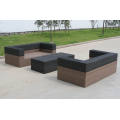 Garden Furniture Black Rattan Sofa Set